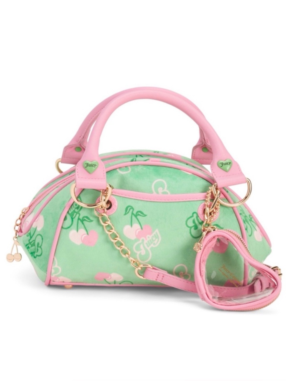 JUICY COUTURE MEDIUM SIZE RETRO STYLE CHERRY LOGO CROSSBODY - NWT